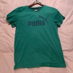 Green Puma short sleeve tee